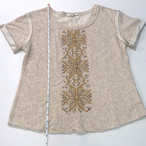 Miss Me Embroidered and Beaded Scoop Neck T-Shirt - Picture 11 of 11